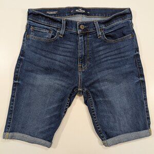Hollister Skinny Denim cuffed-hem Stretch Bermuda - Sz 29